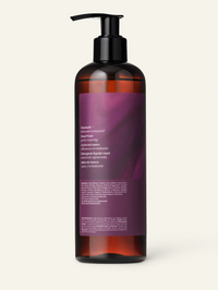 Back view of Khadi Holy Basil Hand Wash – herbal cleansing care