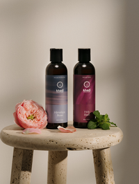 Front view of Khadi Holy Basil Body Wash – highlighting its herbal properties