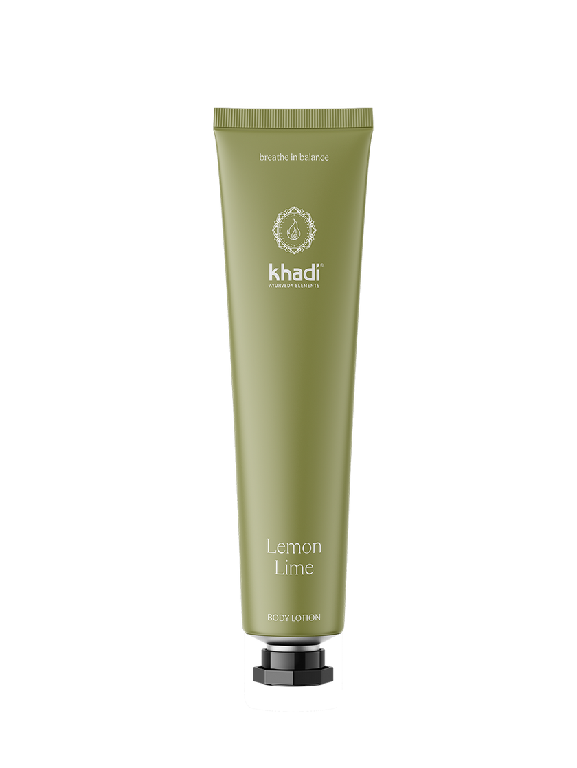 Image of Khadi Lemon Lime Body Lotion – hydrating and energizing citrus care
