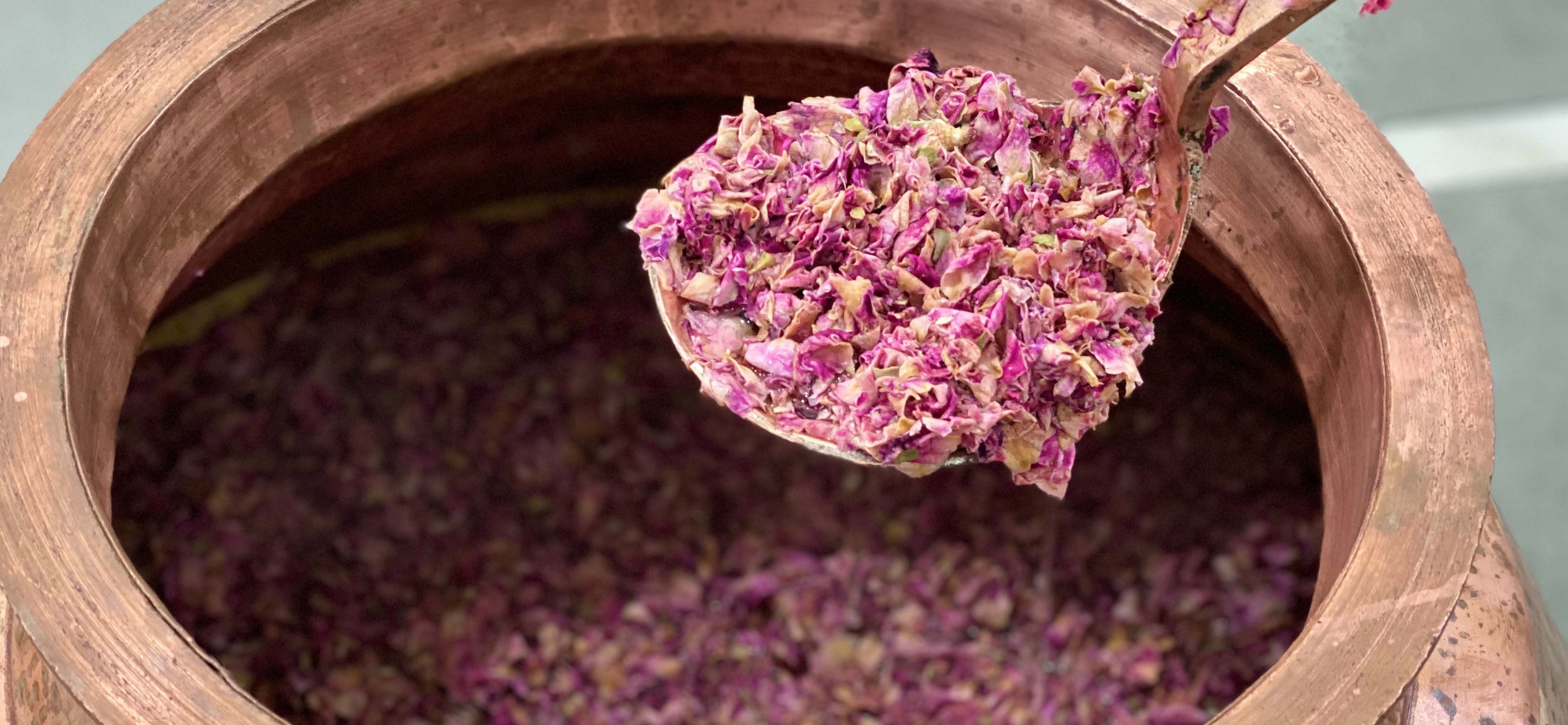 Video of rose petals as an ingredient for khadi Hair Oil