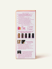 Packaging of color prep packaging side view