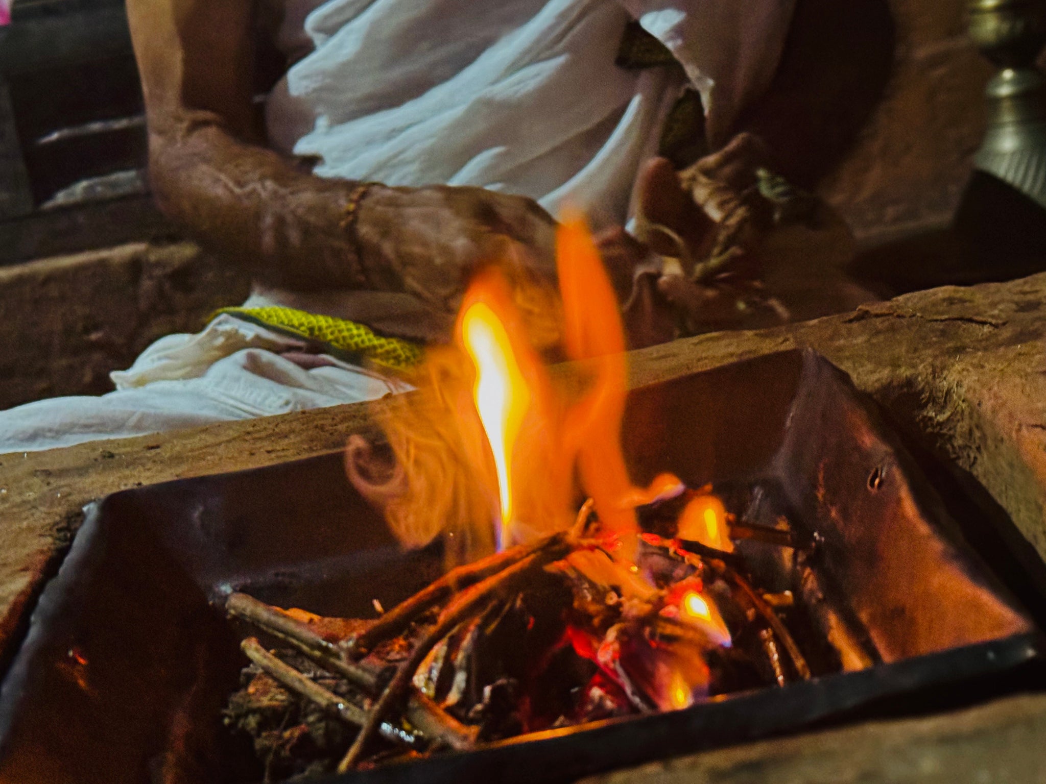 Image of fire, symbolizing Ayurveda and transformation