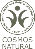 Image of "COSMOS Natural" icon, certifying khadi natural products