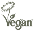 Image of large vegan icon, representing khadi’s commitment to vegan care products