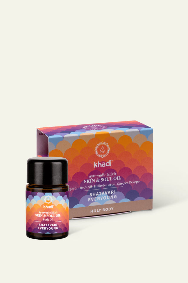 Image of Shatavari Everyoung Body Oil, travel size by khadi