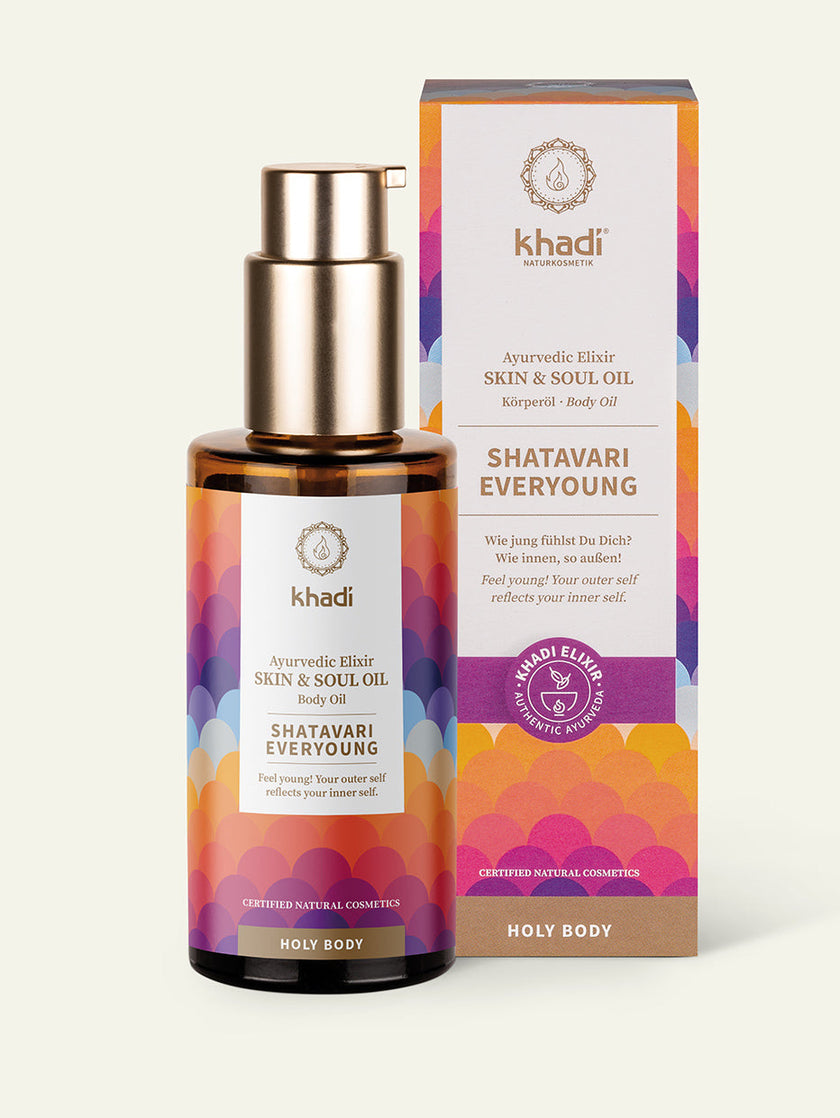 Image of Shatavari Everyoung Skin Soul Body Oil, packaging