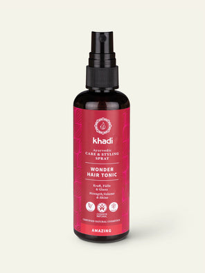 Image of Wonder Hair Tonic during styling